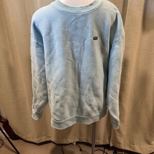 Vans Comfy Sweats XX-Large Crew Neck Pullover Sweatshirt Casual Light Blue